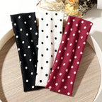 Elastic Polka Dot Yoga Headband – Fitness Sweatband for Women Elastic Headband Richie's