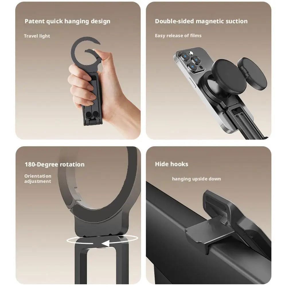 Dual Magnetic Foldable Phone Tripod Stand – MagSafe Magnetic Phone Stand Richie's