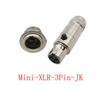 Mini XLR Connector 3/4/5/6 Pin Male Female Audio MIC Plug Audio XLR Connector Richie's 1Pair 3Pin-JK