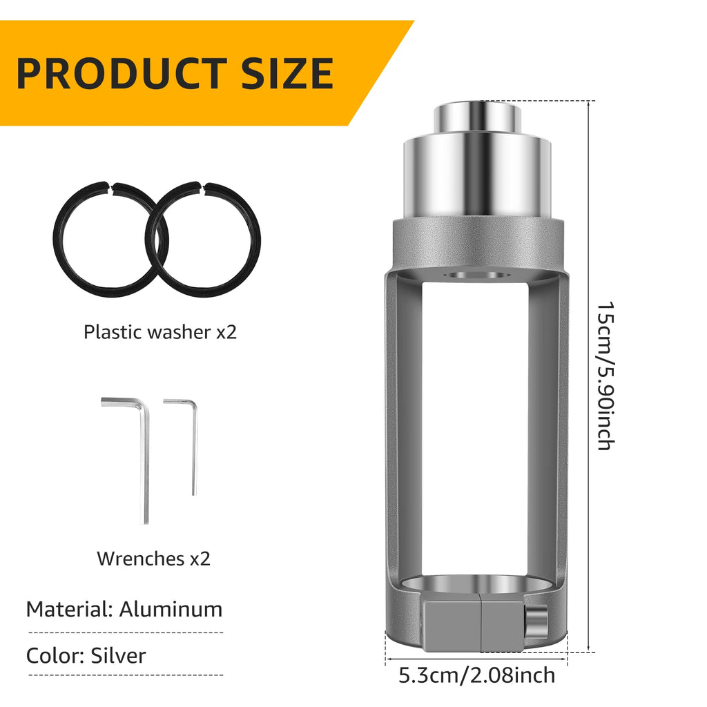 Square Hole Drill Bit Adapter & Mortising Chisel Kit – Cast Aluminum Woodworking Drill Adapter Richie's Adapter kit