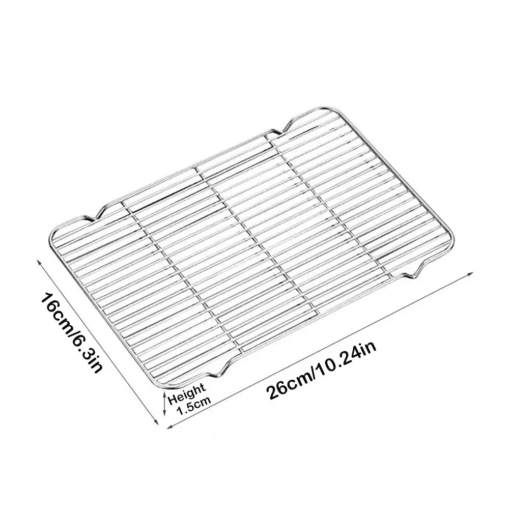 Stainless Steel Cooling Rack Non-Stick BBQ & Cake Cooler Baking Cooling Rack Richie's 26x16cm