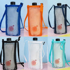 Mesh Water Bottle Holder Bag with Retractable Strap – 8 Colors Bottle Holder Bag Richie's