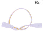 5-Pack T4/T5/T8 LED Tube 3-Pin Extension Connector Cable LED Tube Connector Cable Richie's 30CM