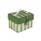 Rattan Woven Basket with Lid – Gift & Storage Basket Woven Storage Basket Richie's Green 22x18x15cm