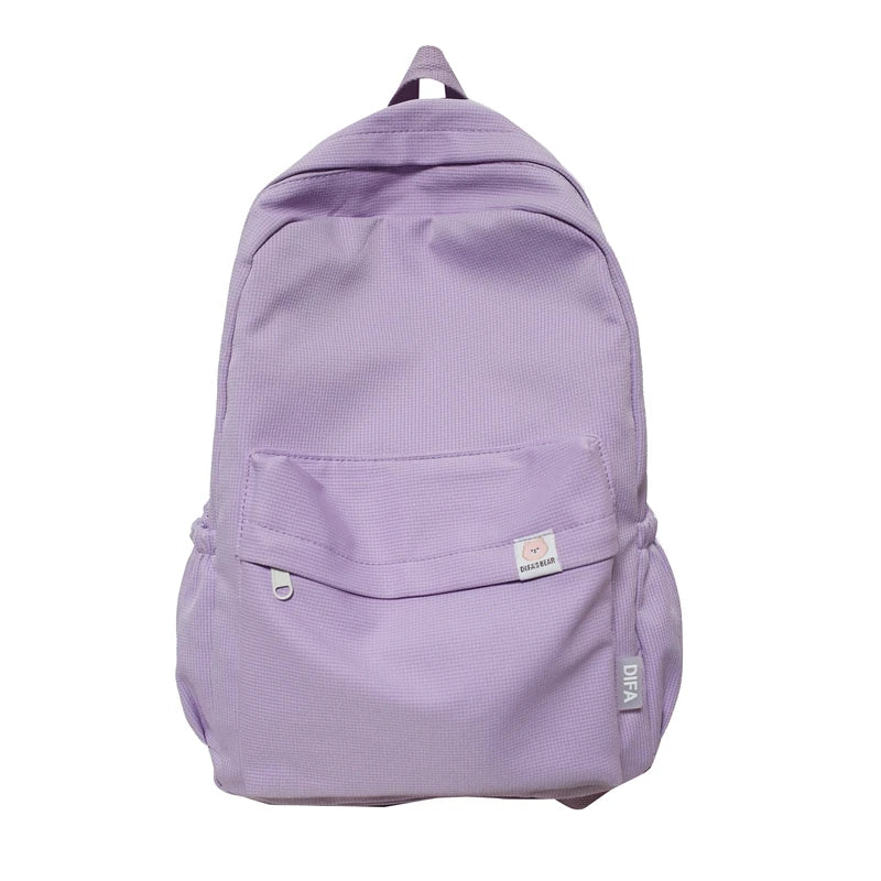 Waterproof Nylon Women's Backpack – Travel & School Bag Women's Backpack Richie's purple 6866 China Mainland