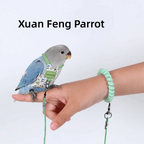 Adjustable Breathable Parrot Flight Harness & Walking Leash Bird Flight Harness Richie's Green-Style4