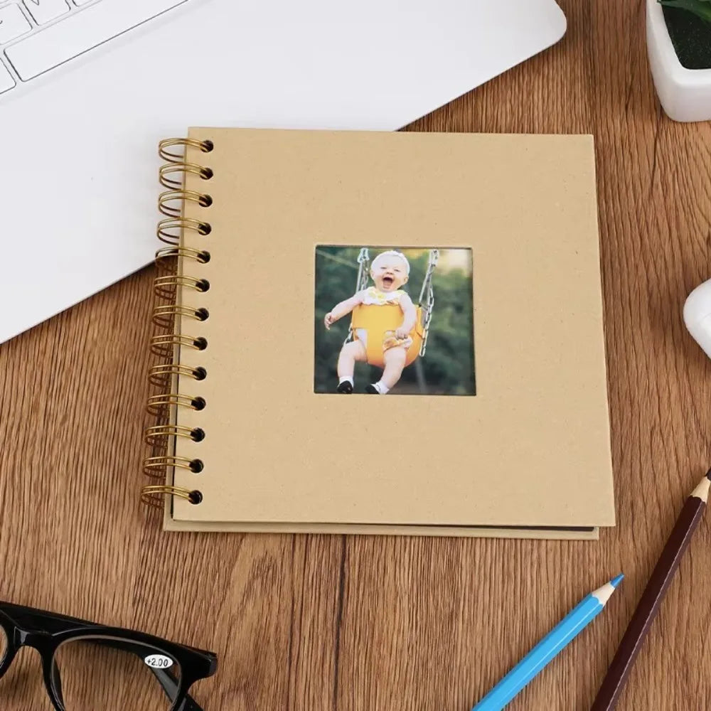6-Inch Scrapbook Photo Album – 20 Pages & Window Cover Scrapbook Photo Album Richie's