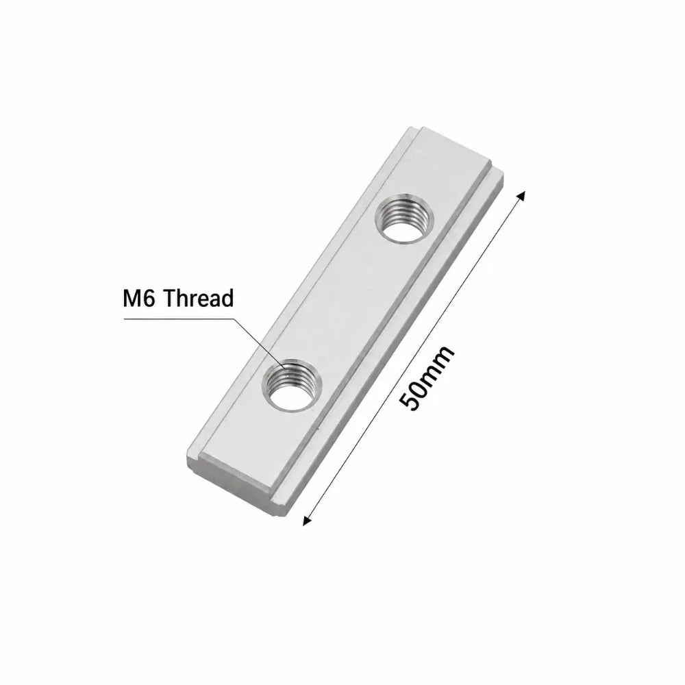 Aluminum Alloy Miter Track Jig T-Slot M6 Slider Rail Guide Miter Track Jig Richie's 50mm