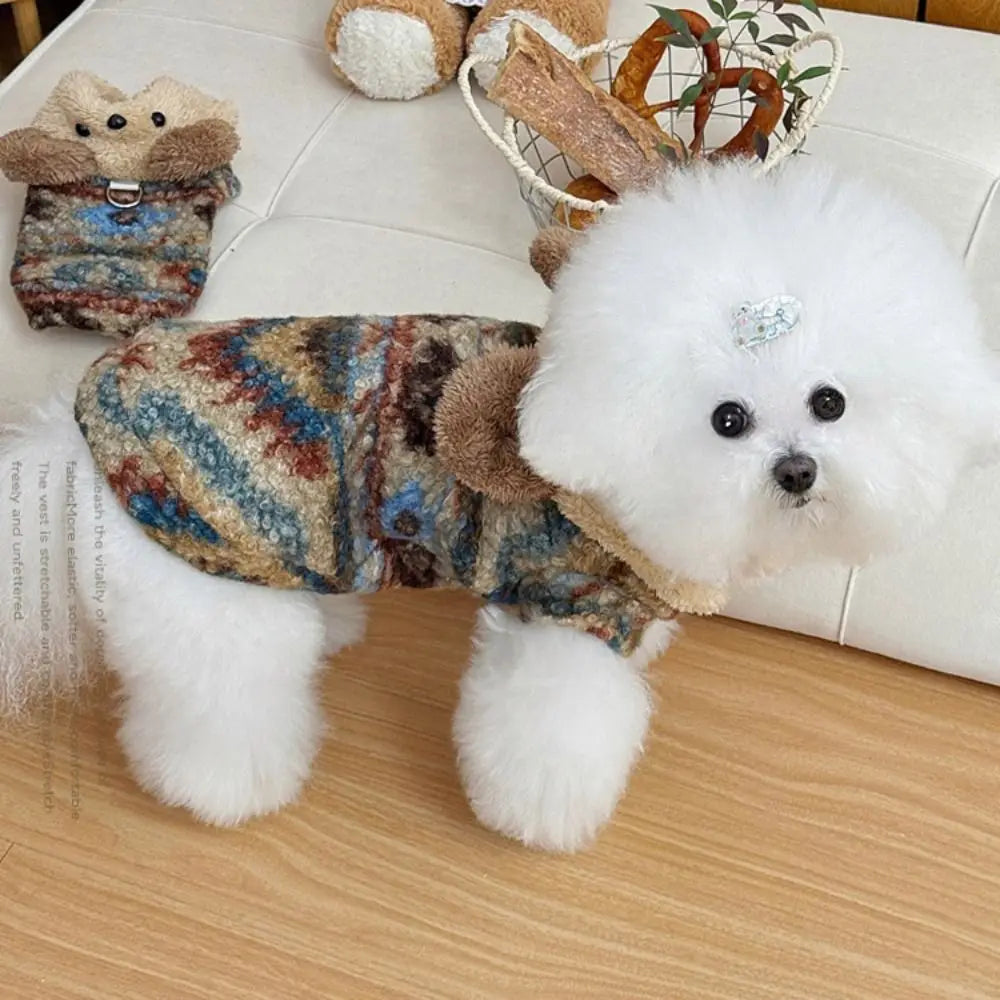 Cute Bear Dog Winter Coat – Warm Vest Jacket for Small Pets Pet Dog Coat Richie's