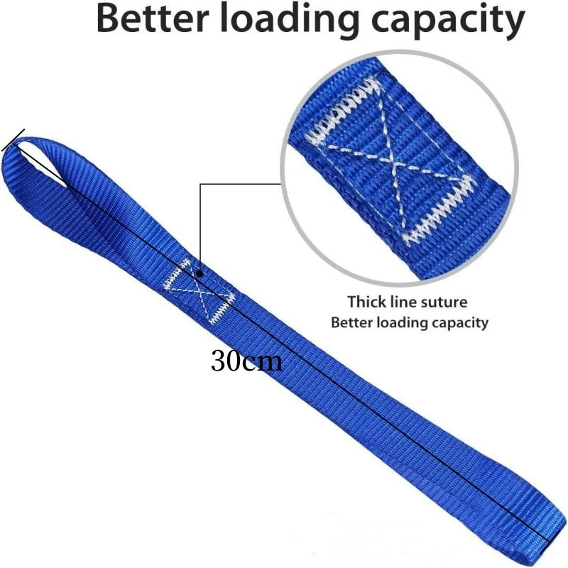 Motorcycle Soft Loop Tie Down Straps – 600LBS Nylon Hauling Motorcycle Tie Down Straps Richie's