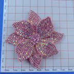 3D Rhinestone Flower Brooch Patch – DIY Sewing Embellishment Rhinestone Flower Brooch Richie's Pink
