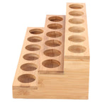 Wooden 3-Tier Essential Oil Display Rack – 18-Hole Organizer Essential Oil Rack Richie's