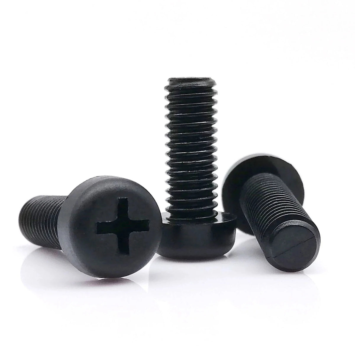 Nylon Phillips Pan Head Screws M2–M8 White & Black | 4–60mm Nylon Machine Screws Richie's