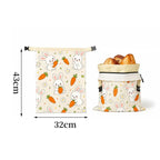 Reusable Beeswax Bread Bag – Large Sourdough Storage Bag Bread Storage Bag Richie's