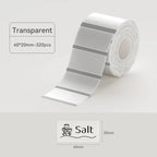 Niimbot Thermal Label Tape – Self-Adhesive Sticker for B1 B21 B3S Thermal Label Tape Richie's Transparent 40x20mm