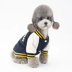 Fleece Puppy Coat – Button Closure Dog Jacket XS–XL Dog Fleece Coat Richie's Navy blue XL