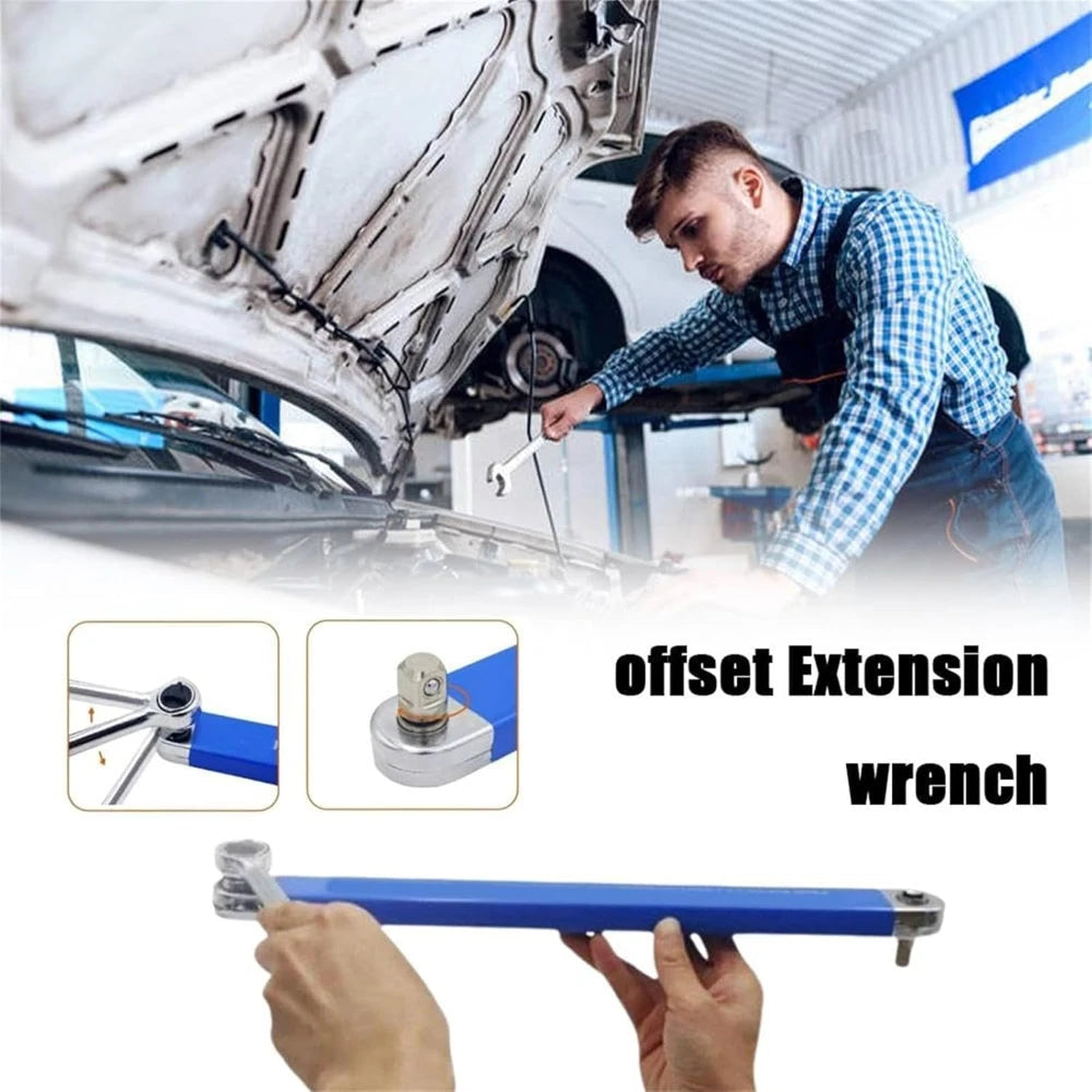 Offset Extension Wrench | Tight Reach Square Drive Adapter Set Extension Wrench Richie's
