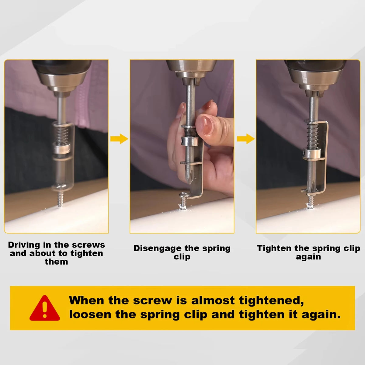 Spring-Loaded Screw Bit Holder Quick Release Adapter Tool Bit Holder Adapter Richie's