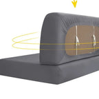 2-Pack Stretch RV Dinette Cushion Covers – Slip-On Seat Covers Seat Cushion Covers Richie's