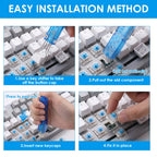 100Pcs Blue Clicky Mechanical Keyboard Switches – Tactile, LED Keyboard Switches Richie's