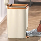 Large Lidded Trash Can 9L/12L – Leak-Proof PP Wastebasket Lidded Trash Can Richie's
