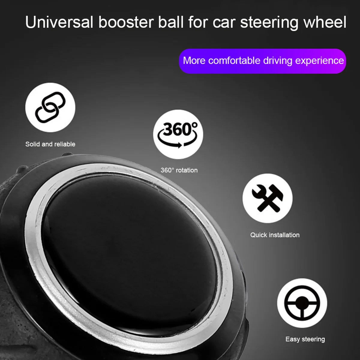 Universal Steering Wheel Spinner Knob – Car, Truck & Tractor Steering Wheel Knob Richie's