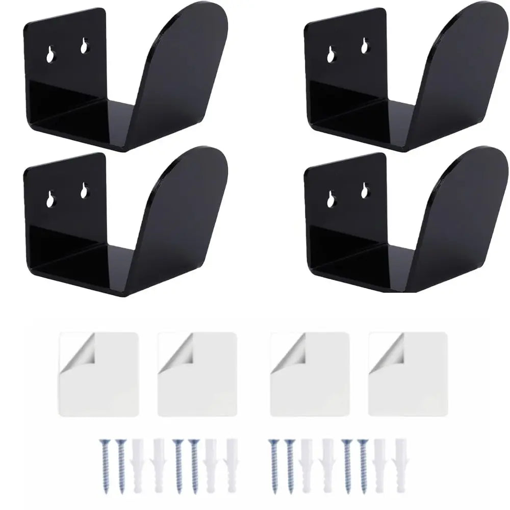 4-Pack Baseball Glove Wall Mount Holders – Acrylic Display Rack Glove Wall Mount Rack Richie's