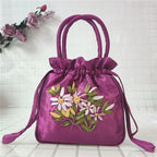 Women Embroidery Flower Cosmetic Bag – Ethnic Mini Purse & Pouch