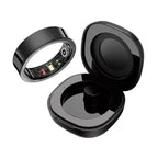 Smart Ring Heart Rate Sleep Tracker 5ATM Waterproof Steel Smart Health Ring Richie's Black Pro 8