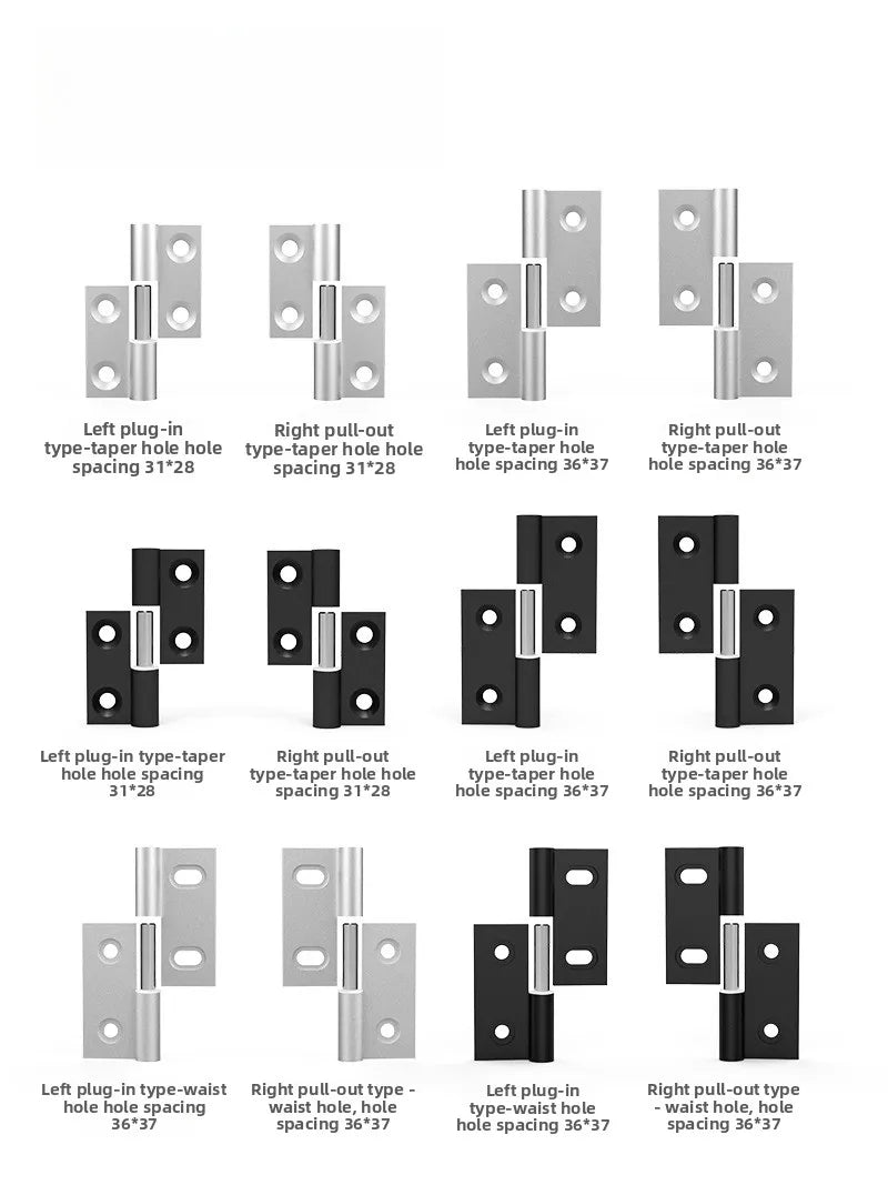 Plug-In Aluminum Alloy Cabinet Door Hinge – Quick Release Cabinet Door Hinge Richie's
