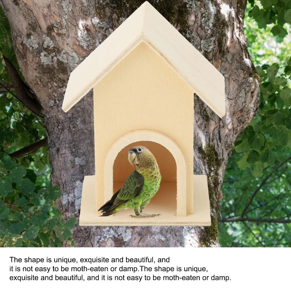 5-Pack Wooden Birdhouses – DIY Bird Feeder Patio Décor Wooden Birdhouse Set Richie's