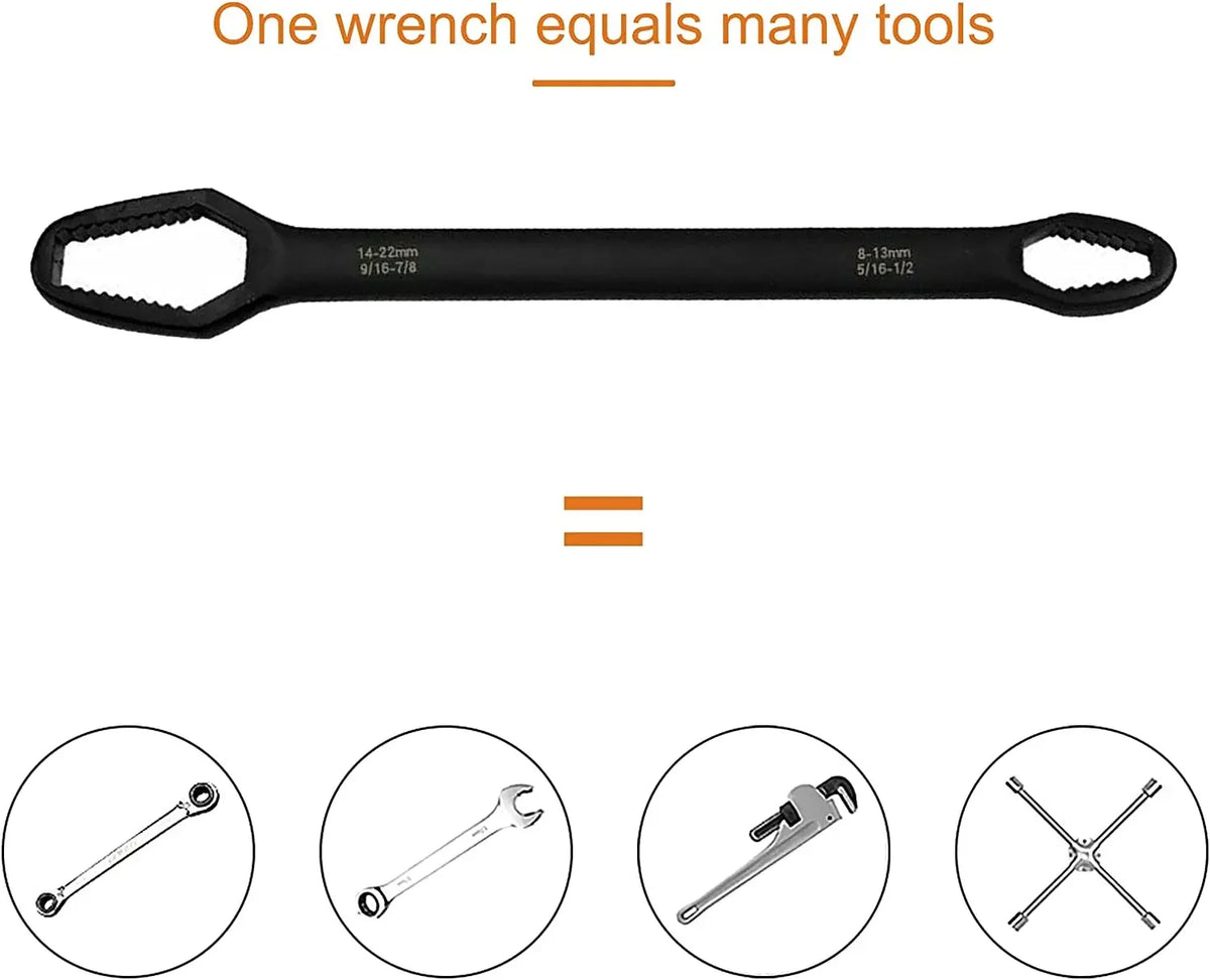 Universal Double-Head Self-Tightening Adjustable Wrench | FATCOOL Adjustable Wrench Richie's