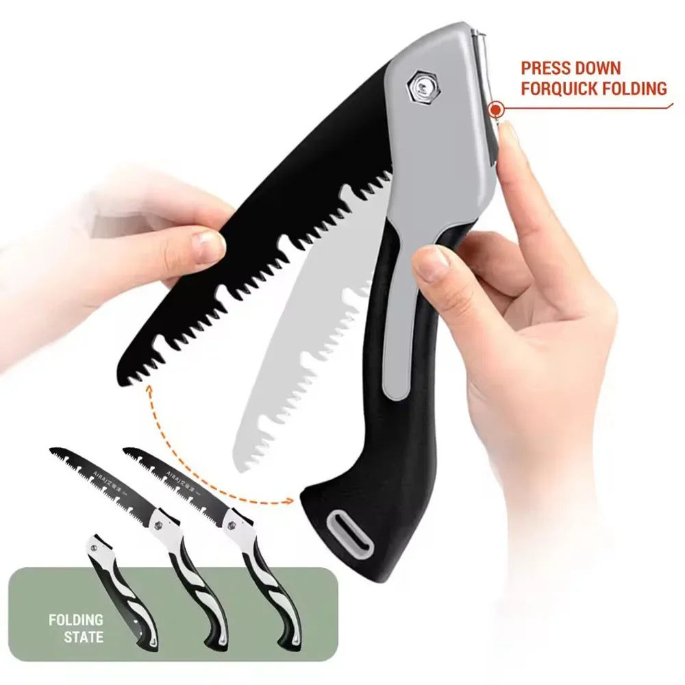 Folding Hand Saw – Portable SK5 Steel Garden Pruning Saw Folding Pruning Saw Richie's 300mm