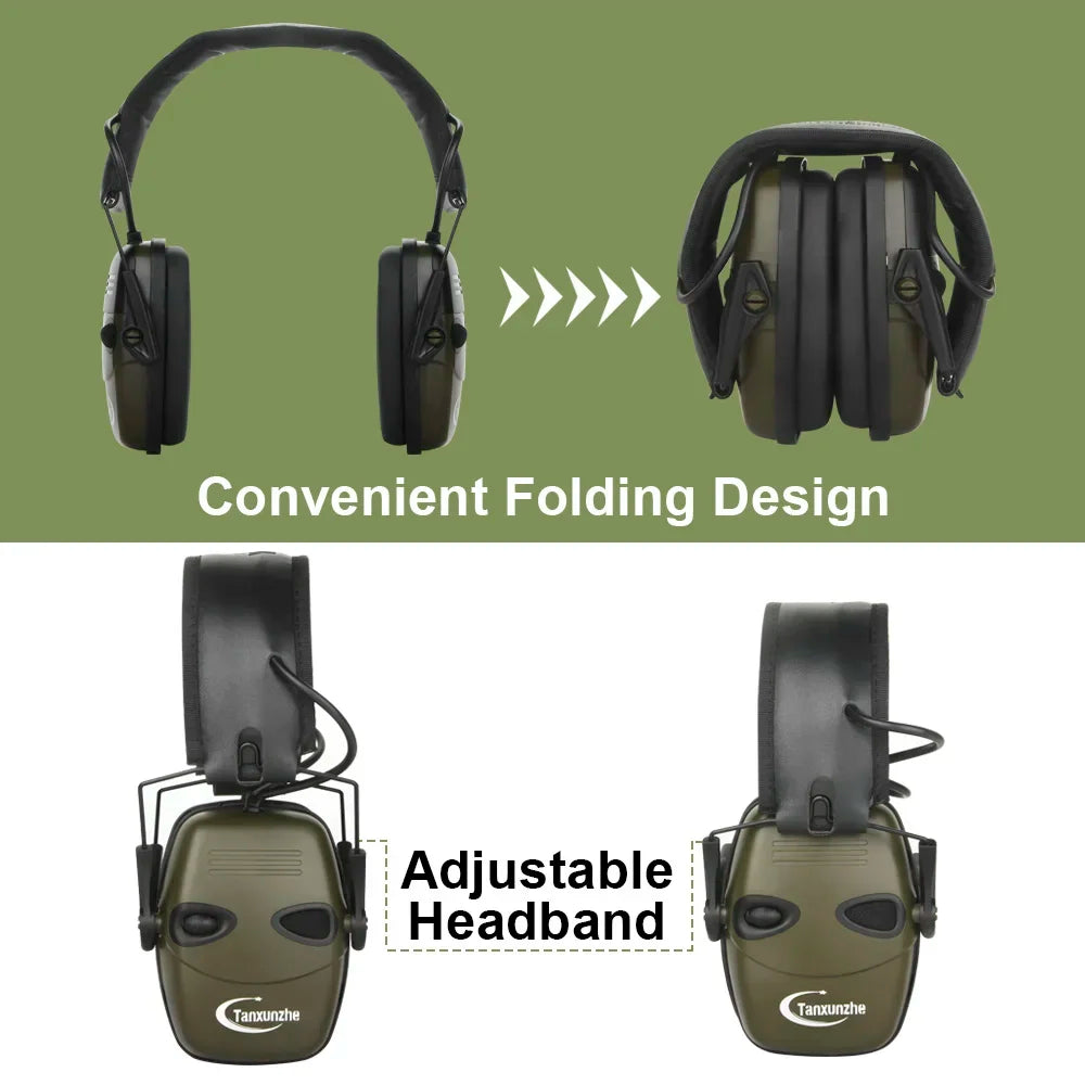 Tactical Electronic Shooting Earmuffs NRR22 Hearing Protection Electronic Shooting Earmuffs Richie's