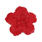3D Camellia Rhinestone Flower Patch – DIY Sewing Embellishment Rhinestone Flower Patch Richie's A12