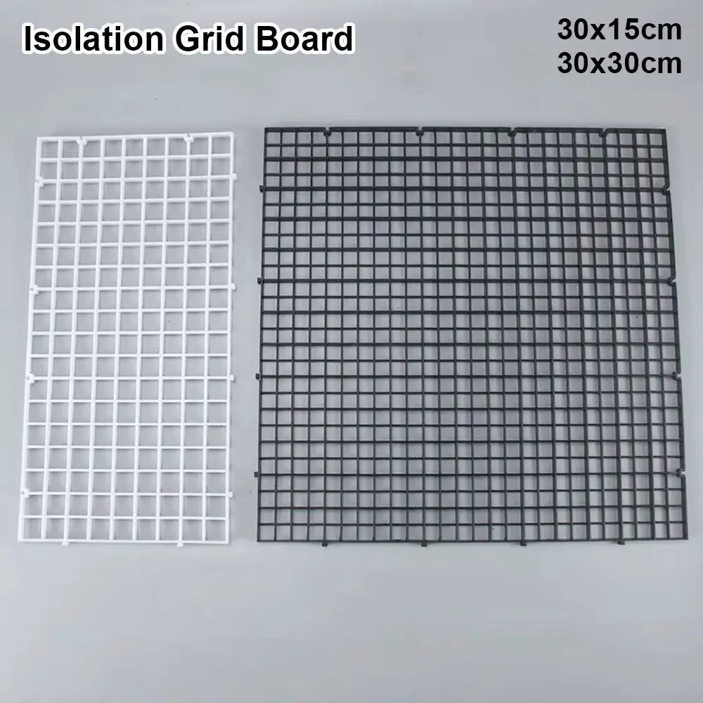 Plastic Isolation Grid Board 30x30cm Aquarium Divider Tray Aquarium Grid Divider Richie's