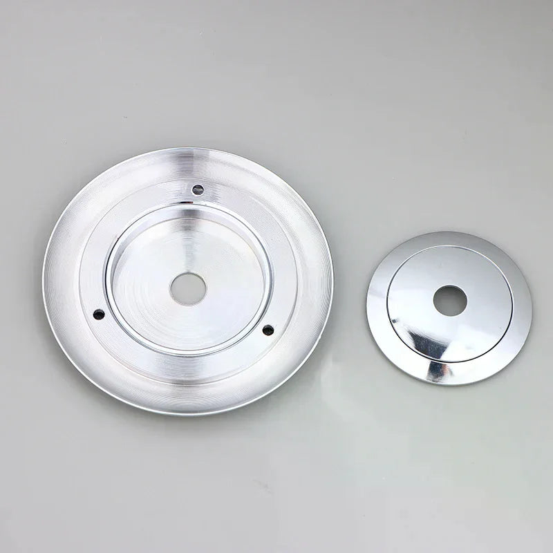 Aluminum Arc Cap Glass Globe Lampshade Holder – Flying Saucer Lampshade Holder Cap Richie's