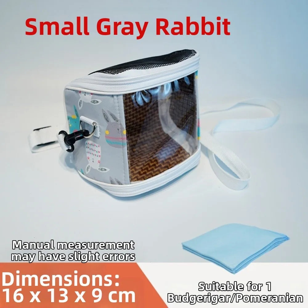 Breathable Nylon Small Pet Carrier Bag – Bird & Hamster Travel Pet Carrier Bag Richie's Small-C