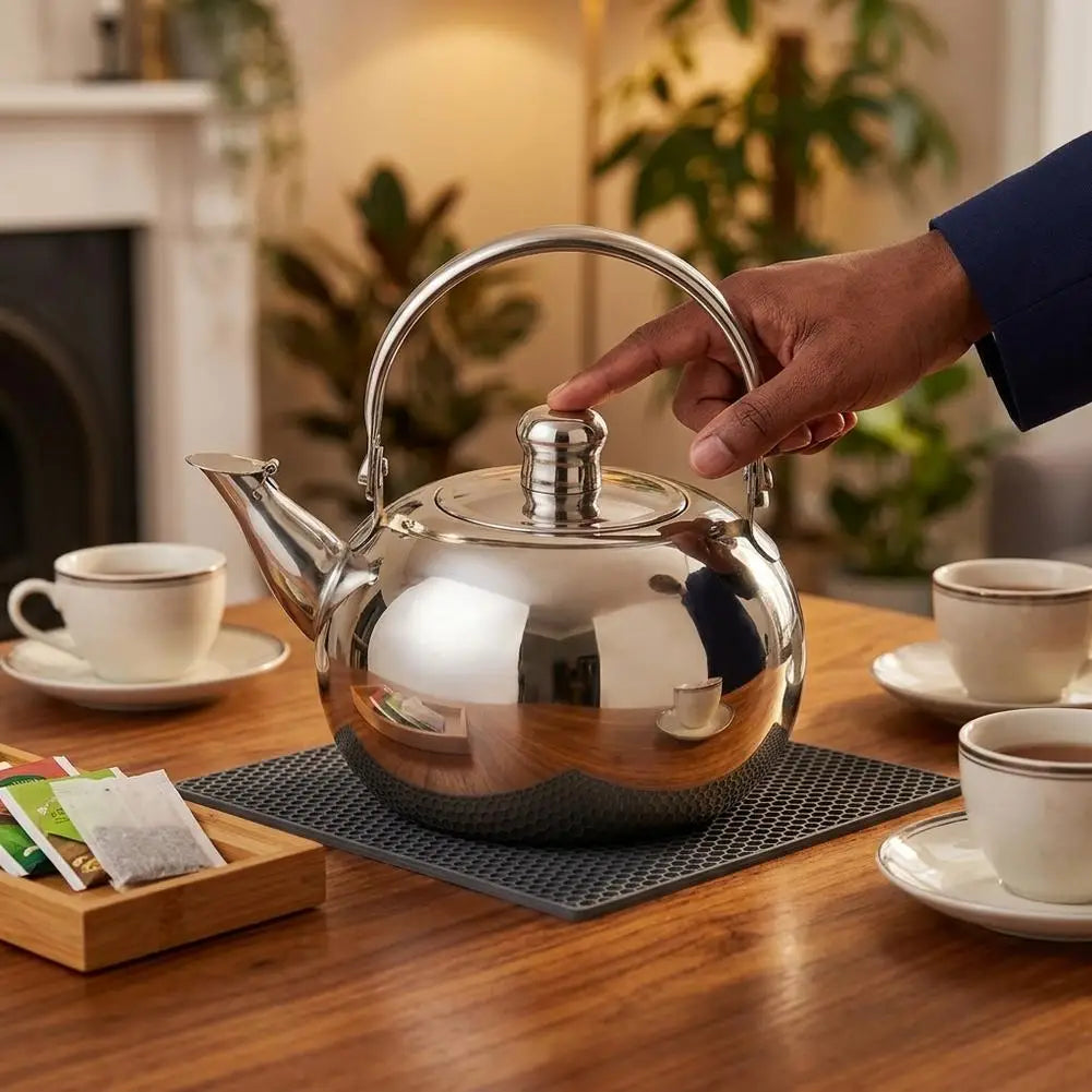 Stainless Steel Teapot with Infuser – Stovetop Kettle 1L–2L Stovetop Tea Kettle Richie's