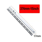 2PCS Ball Bearing Drawer Slides 17mm Full Extension 8"–17" Drawer Slides Richie's 374mm-15inch
