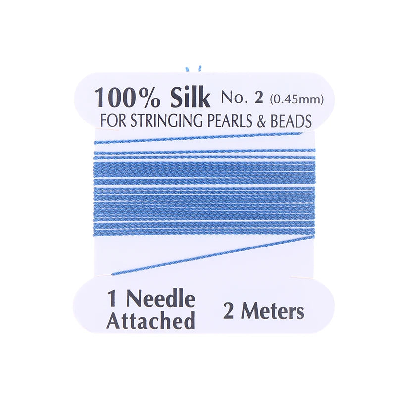 0.45mm Natural Silk Cord Rope – DIY Jewelry Making Thread Jewelry Making Cord Richie's Blue