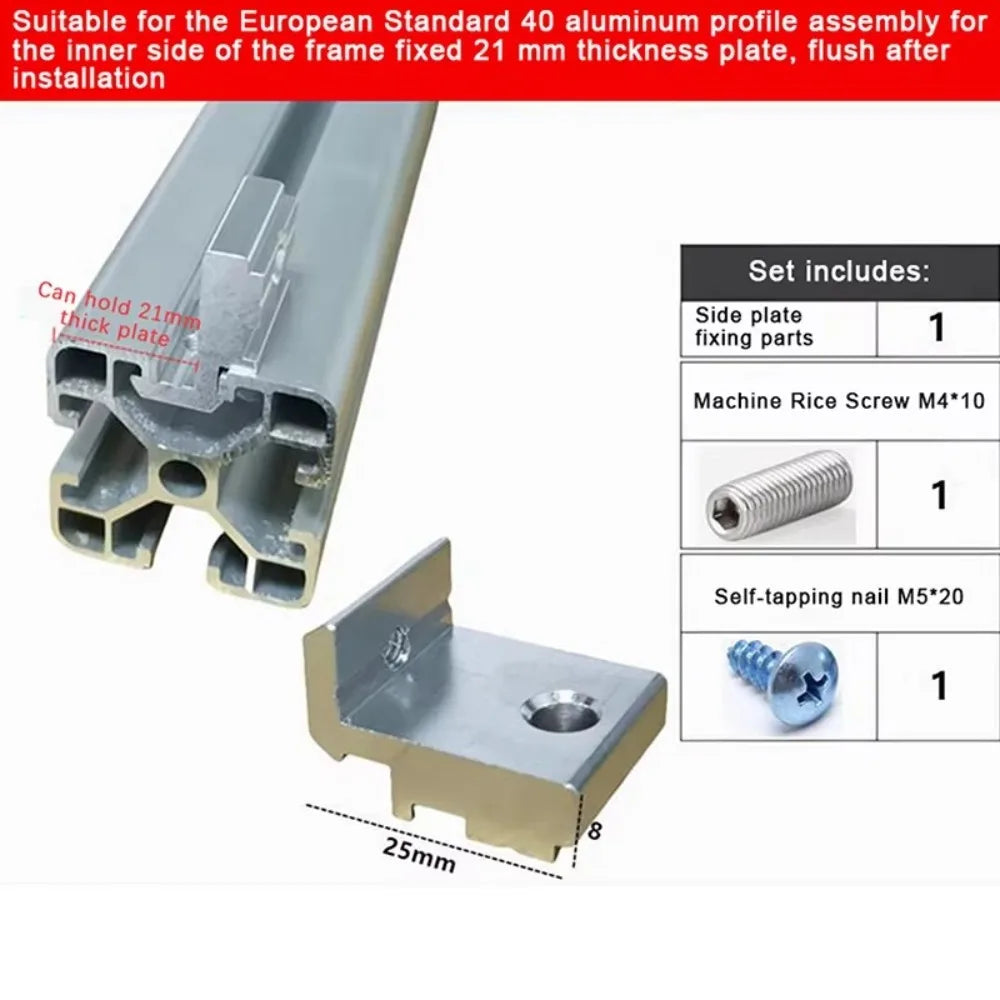 Aluminum Profile Corner Bracket DIY Frame Support Fixture Corner Bracket Richie's 4040