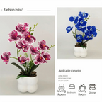 Artificial Butterfly Orchid Bonsai White Faux Flower Décor Artificial Flower Bonsai Richie's