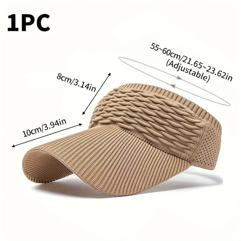 Women's Breathable Knit Sun Hat – Wide Brim Beach Cap Women's Sun Hat Richie's