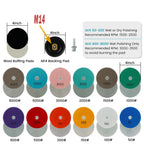 4" Diamond Polishing Pads Kit 10-16 Pcs Wet/Dry for Granite Diamond Polishing Pads Richie's 14PCS 50-8000 4 inches multi-tool