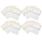 100Pcs Gold Foil Blank Tent Name Cards for Weddings & Parties Table Place Cards Richie's