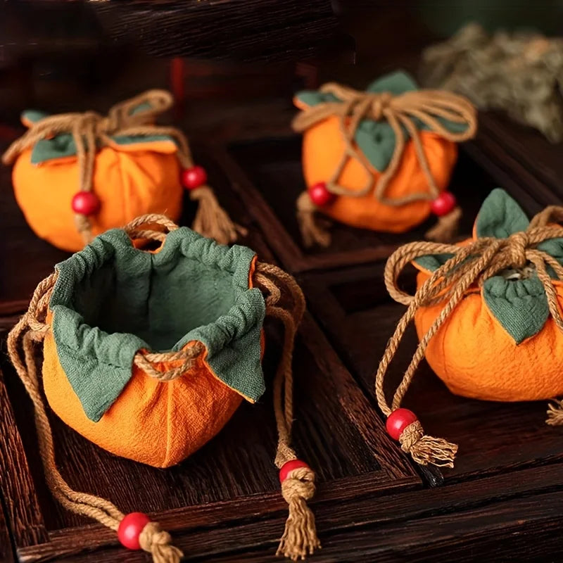 Persimmon Pendant Incense Bag – Car Charm & Lucky Blessing Purse Car Charm Sachet Bag Richie's
