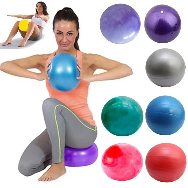 25cm Yoga Pilates Ball – Core Balance & Fitness Training Yoga Exercise Ball Richie's