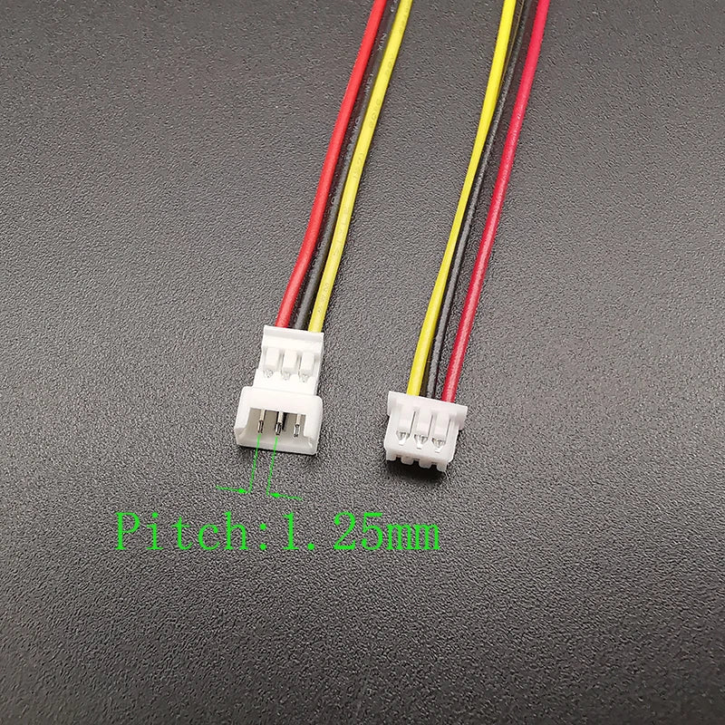 JST 1.25mm 3-Pin Male Female Wire Connectors – 5/10 Pairs Wire Connectors Richie's
