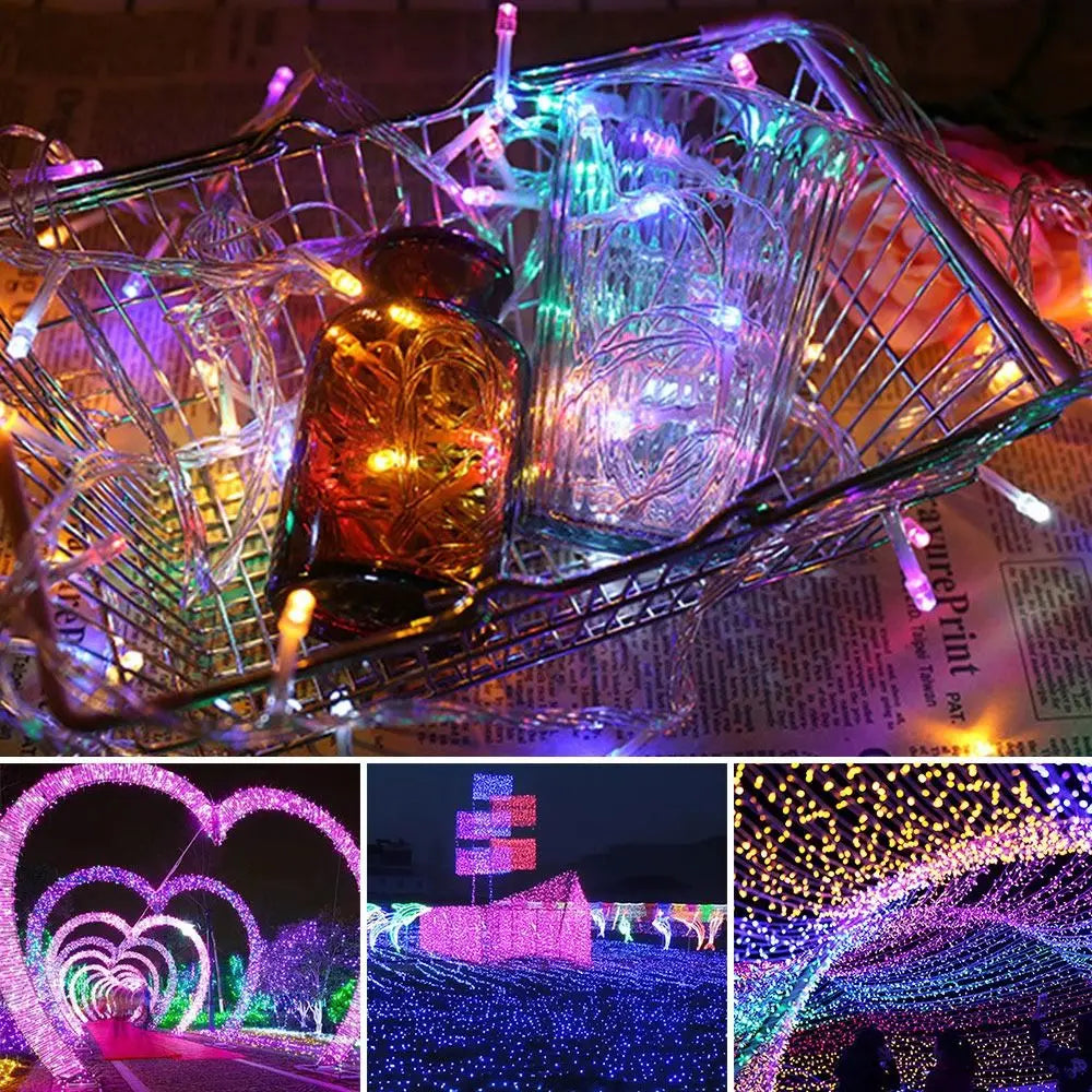 10M 100 LED Fairy String Lights Waterproof Holiday Garland LED String Lights Richie's